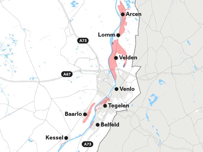 Kaart - Overstromingen zomer 2021