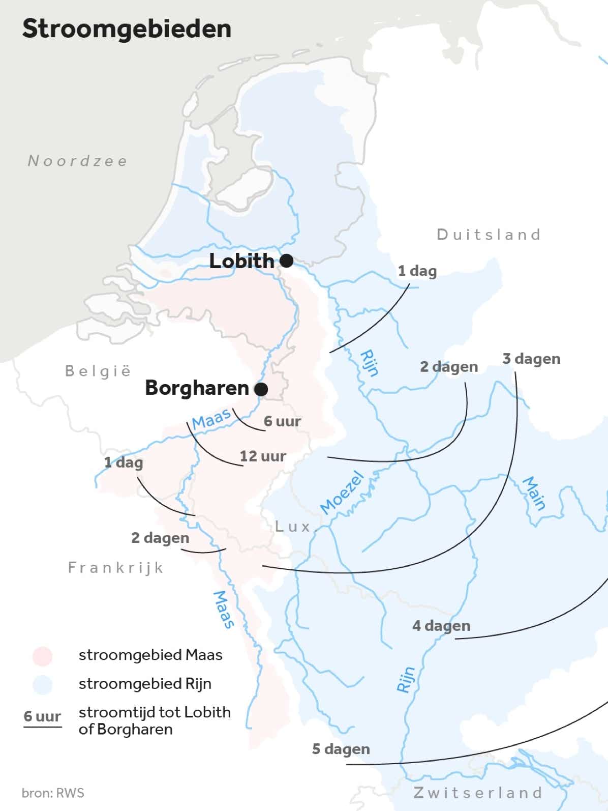 Kaart - Overstromingen zomer 2021